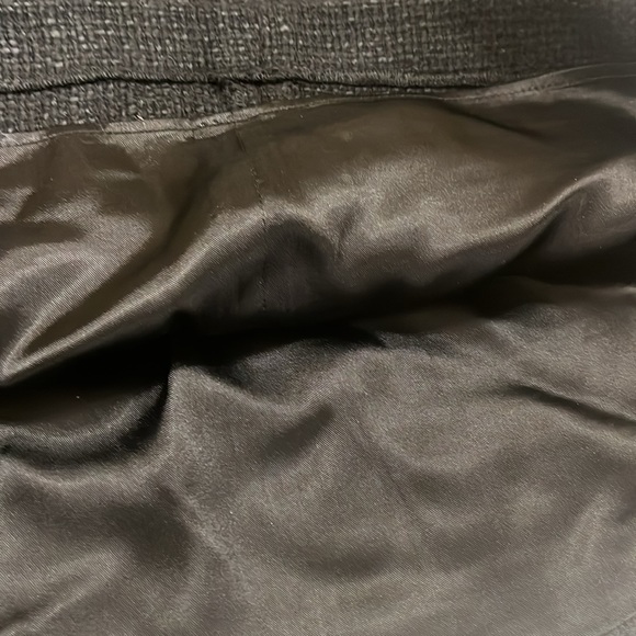 Vintage tweed black dress with bow - Picture 6 of 7